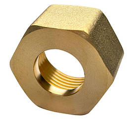 Гайка накидна G3/4 для редуктора – латунна гайка для кисневих, вуглекислотних, аргонових балонів
