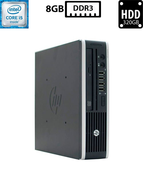 Комп'ютер HP Compaq 8200 Elite USDT/Core i5-2400S 2.50GH/8GB DDR3/HDD 320GB/Intel HD Graphics 2000 Б/В