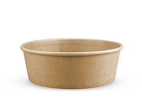 Салатник 600 мл паперовий крафт d150, 50 шт/уп, 500 шт/ящ.