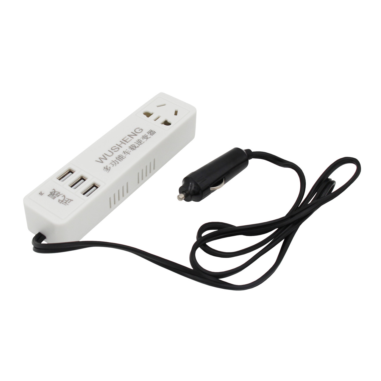 Автомобільний інвертор 12/24 — 220 V USBx3
