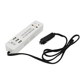 Автомобільний інвертор 12/24 — 220 V USBx3