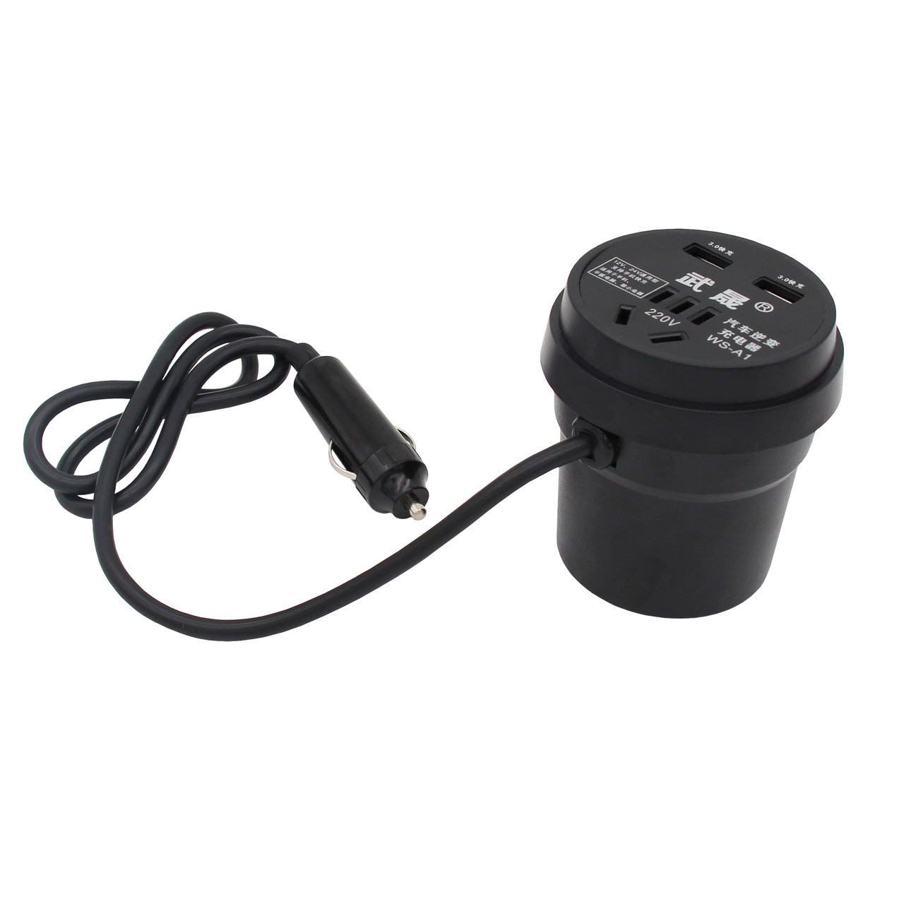 Автомобільний інвертор 12/24V — 220 V USBx2