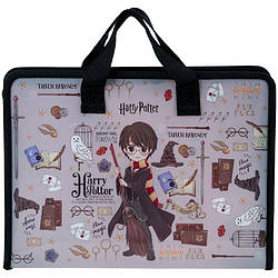 Папка-портфель на блискавці Kite Harry Potter HP23-202, 1 відділення, A4