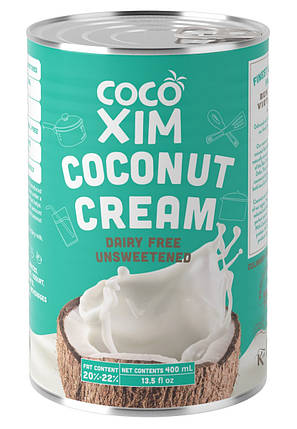 Кокосовое молоко 20-22% Cocoxim, 0,4л (экстракт кокоса(89%), фото 1