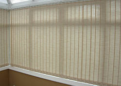 Жалюзі вертикальні тканинні на вікна, балкон