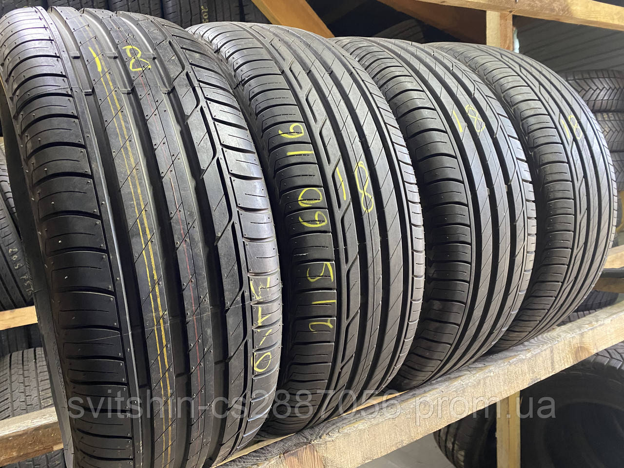 Літні шини 215/60R16 Bridgestone Turanza T001 7мм 2018рік