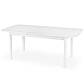Білий розкладний стіл у їдальню Florian 160-228х90 см на чотирьох ніжках у сучасному стилі, фото 8