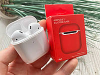 Беспроводные наушники AirPods 2 Bleutooth Гарнитура Безпровідні навушники. Епл Аірподс