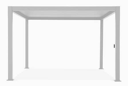 Садова тераса пергола 3х4 м Premium білий Gutroof, фото 1