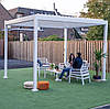 Садова тераса пергола 3х4 м Premium білий Gutroof, фото 8