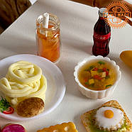 Лялькова їжа "Комплексний обід" Hand Made Nestwood 11 одиниць, фото 3