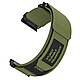 Тактический ремешок нейлоновый для смарт часов умных 22мм Удобный ремешок на Smart Watch зеленый Army липучка - фото 9 - id-p2377509472