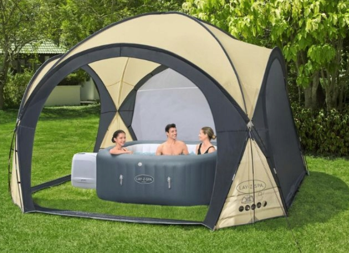 Навіс Альтанка для спа та басейнів 390x390x225 Bestway 60305
