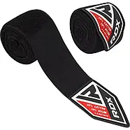 Бинти для боксу RDX WX Professional Boxing Hand Wraps Black (4.5м.), фото 2