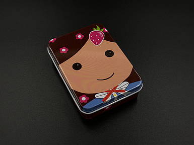 Металеві подарункові коробочки. 9х7х2см