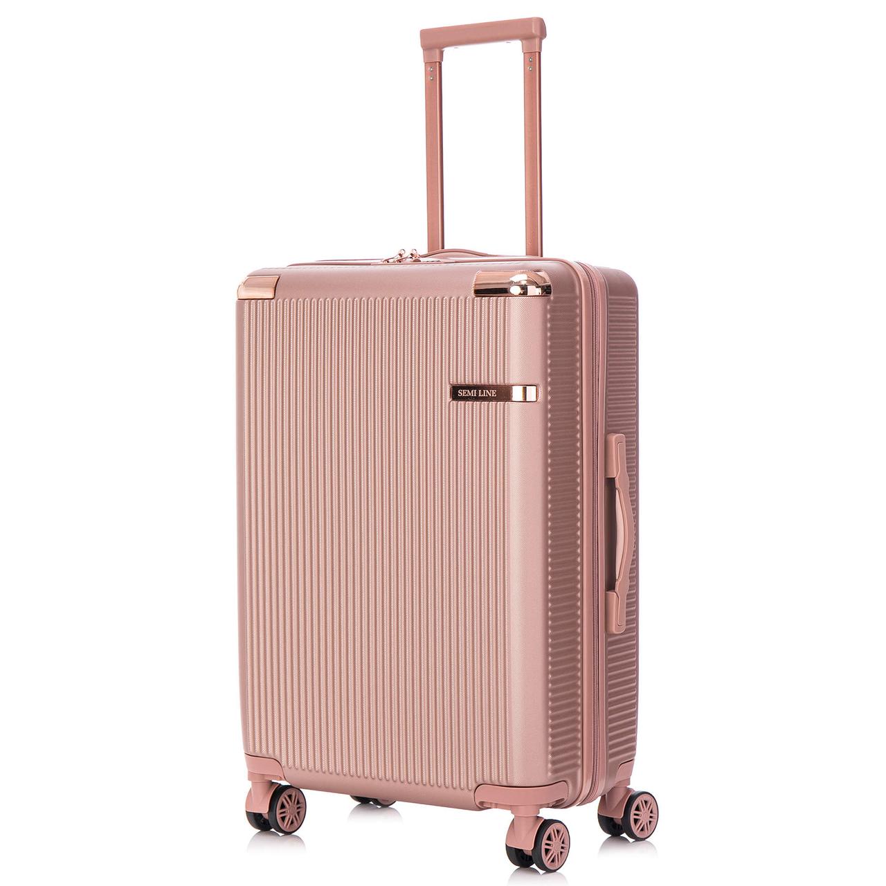 Валіза Semi Line 24" (M) Rose (T5664-4)