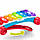 Іграшка великий навчальний ксилофон на колесах  Фишер Прайс Fisher-Price Giant Light-Up Xylophone HKB78, фото 7