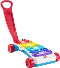 Іграшка великий навчальний ксилофон на колесах  Фишер Прайс Fisher-Price Giant Light-Up Xylophone HKB78
