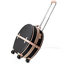 Валіза Semi Line 20" (S) Black/Pink Cream (T5671-2), фото 4