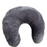 Плюшевий набір подушка і чохол, для кушетки, багаторазовий, сірий колір для масажу, фото 3