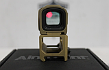 Приціл коліматорний AIMPOINT ACRO P-2 3,5 МОА з кріпленням Skeleton QD Mount, Колір: FDE, фото 4