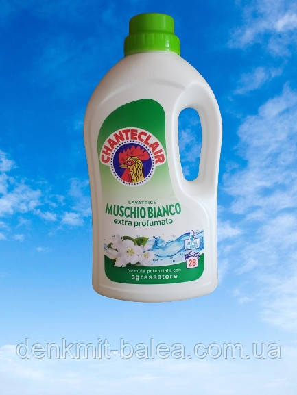 Гель для прання кольорової та білої білизни Chante Clair Muschio Bianco 1250 мл, фото 1