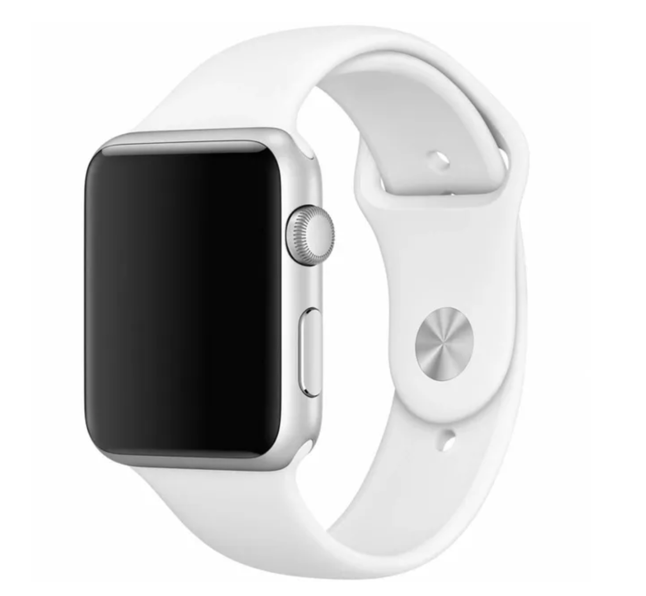 Ремінець Apple Watch silicone 42/44/45/49 mm White