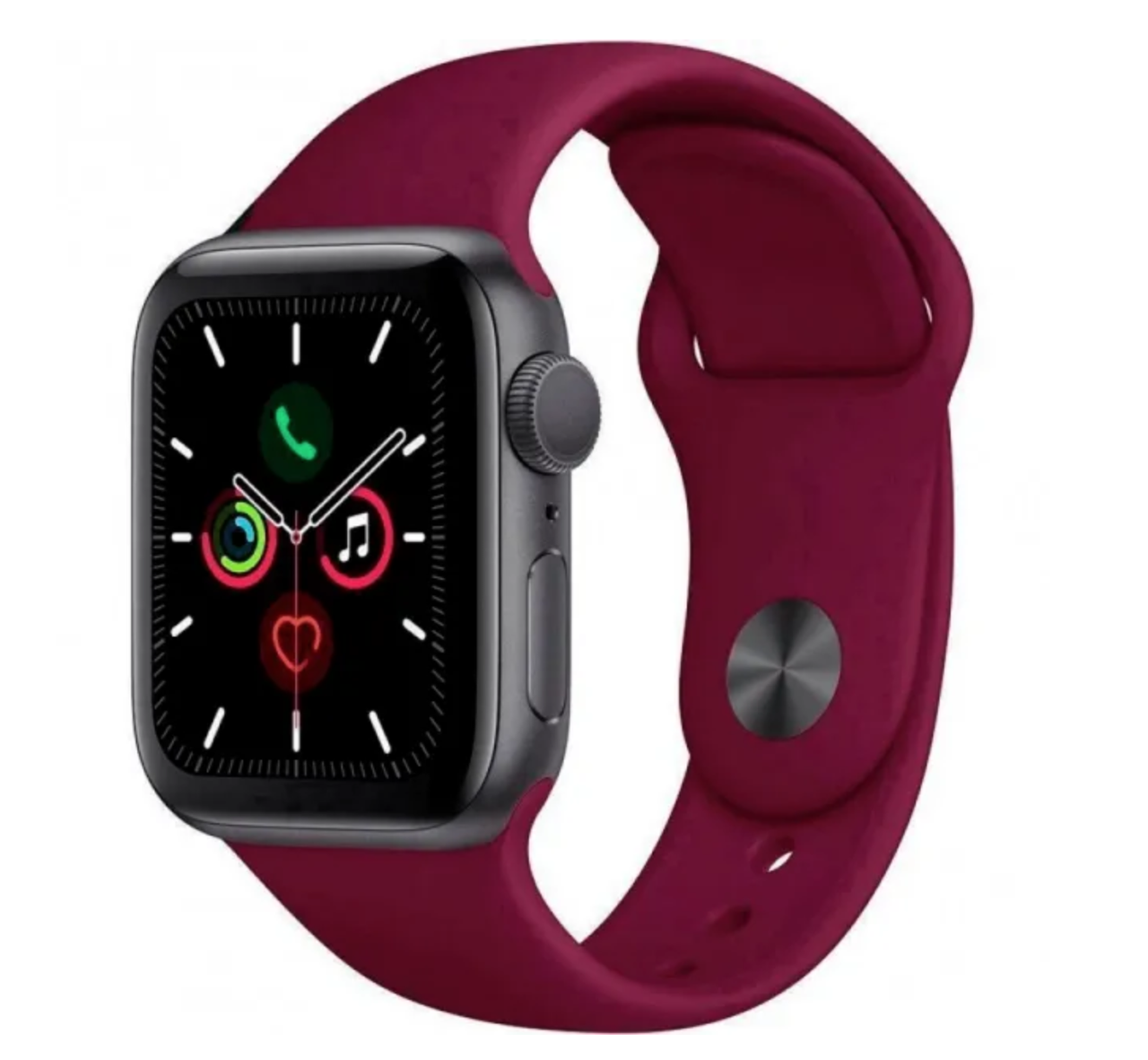 Ремінець Apple Watch silicone 38/40/41 mm Bordo