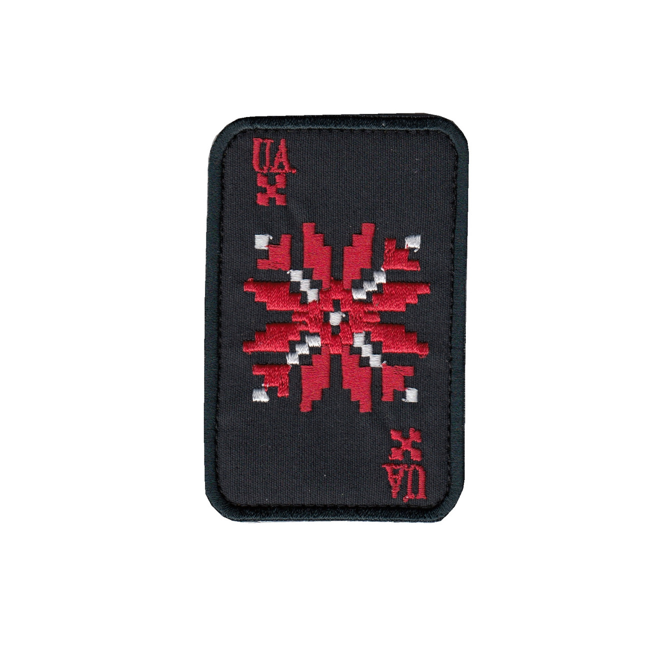 Шеврон військовий / армійський, Оберіг , на чорному, ЗСУ, 6см *9см, фото 1