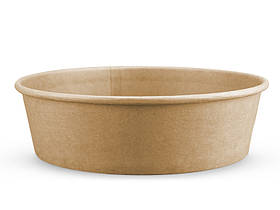 Салатник 1300 мл паперовий крафт d183, 50 шт/уп, 300 шт/ящ.