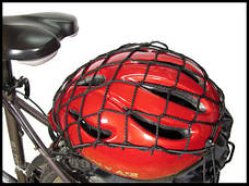 Еластична сітка на багажник велосипеда Sagwa чорна 22х36 см, фото 4
