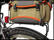 Еластична сітка на багажник велосипеда Sagwa чорна 22х36 см, фото 5