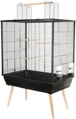 Пташина клітка Zolux Klatka Neo JILI XL для птахів кол. Black (104135NOI), фото 1