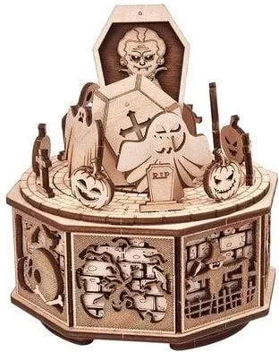 Модель Wood Trick Zabawka Drewniana Thematic 3D Happy Halloween 73 Elementów WDTK067