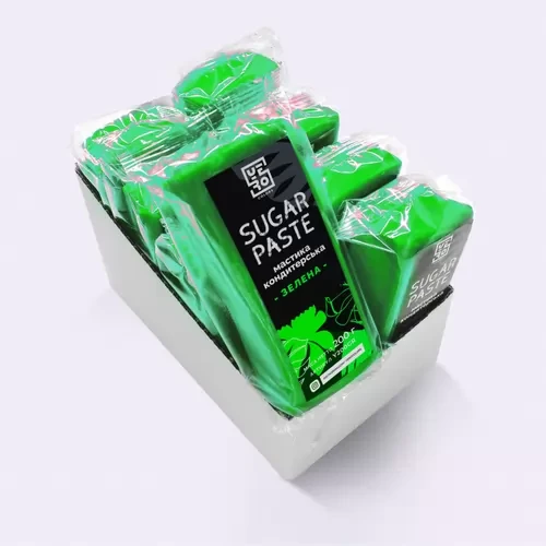 Мастика кондитерская Yerocolors Professional (цвет зелений), 200 г
