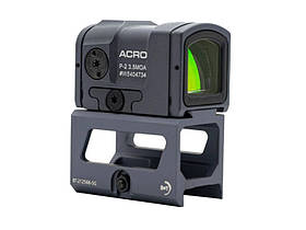 Приціл коліматорний AIMPOINT ACRO P-2 3,5 МОА з кріпленням Skeleton QD Mount, Колір: Цвет: Sniper Grey