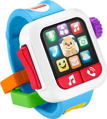 Інтерактивний годинникзі світлом і музикою Fisher-Price Laugh Smartwatch  GJW17