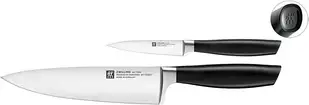 Ніж для овочів Zwilling Zestaw 2 noży do warzyw i szefa kuchni All Star Czarny 337600020