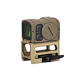 Приціл коліматорний AIMPOINT ACRO P-2 3,5 МОА з кріпленням Skeleton QD Mount, Колір: FDE, фото 3