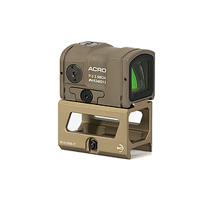 Приціл коліматорний AIMPOINT ACRO P-2 3,5 МОА з кріпленням Skeleton QD Mount, Колір: FDE