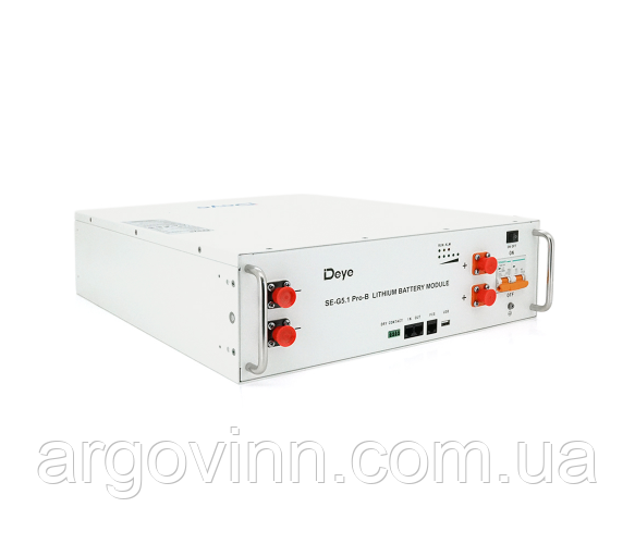 Акумуляторна батарея Deye LiFePO4 SE-G5.1 Pro-B 51,2V 100AH, 5,12kW BMS50A@16S