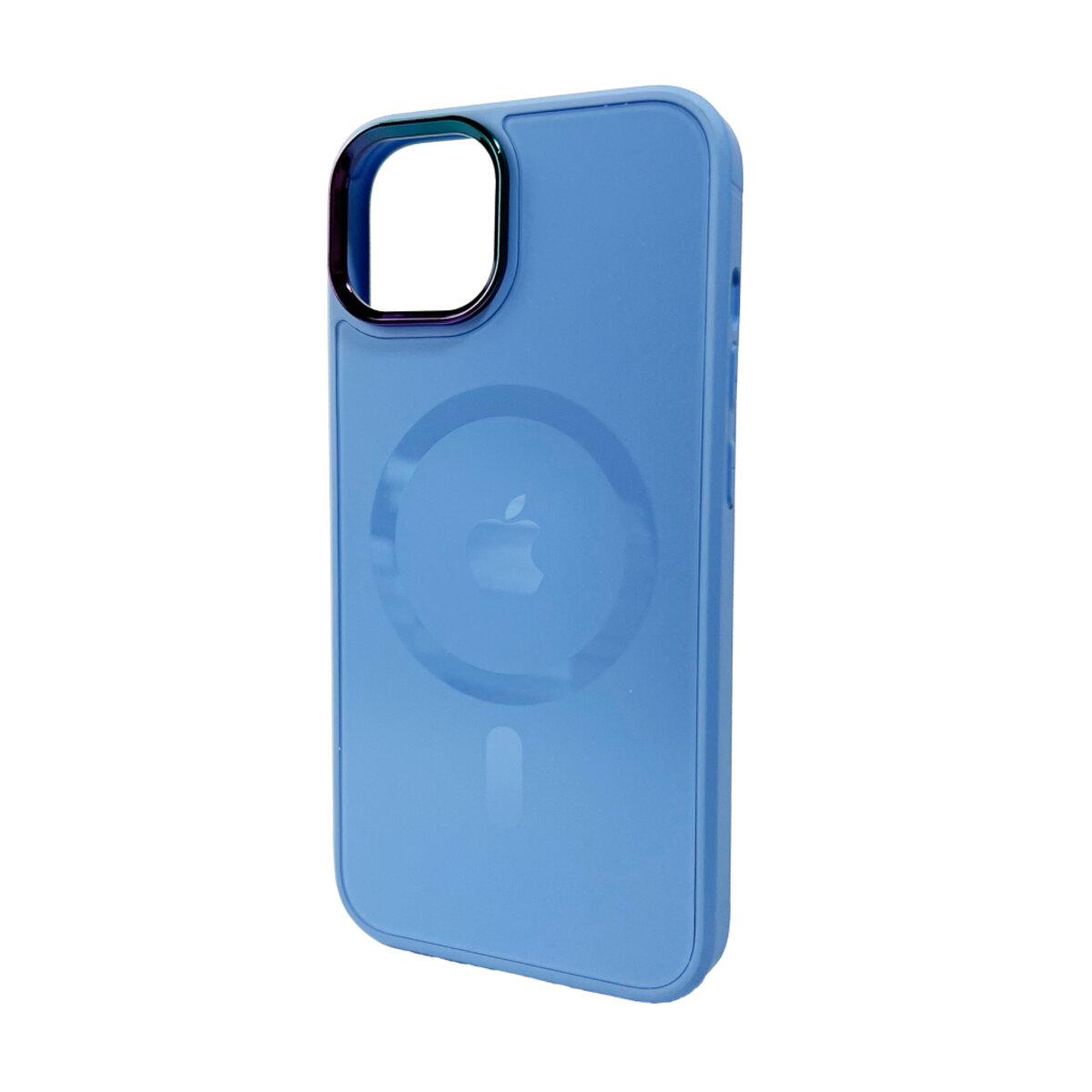 Чохол для смартфона AG Glass Sapphire MagSafe Logo for Apple iPhone 14 Sierra Blue