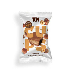 Цукерки з пастою з фундука в молочному шоколаді 9г,ТОМ
