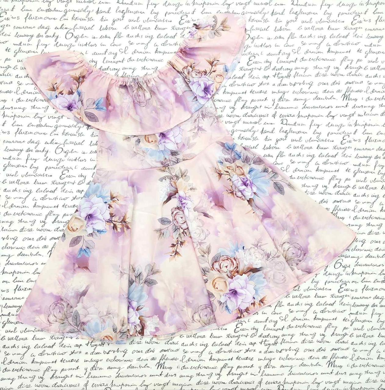 Яскравий дитячий сарафан на літо, р 2-5 котики