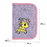 Пенал без наповнення Kite tokidoki TK24-622, 1 відділення, 2 відвороти, фото 2