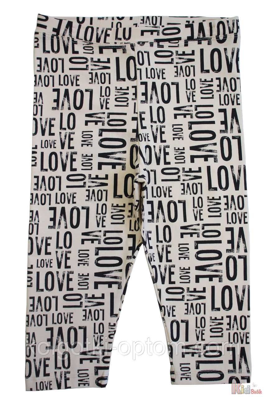 ОПТОМ Капрі в написі "Love" для старшої дівчинки (134 см)  Lovetti 8683032231585, фото 1