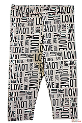 ОПТОМ Капрі в написі "Love" для старшої дівчинки (134 см)  Lovetti 8683032231585