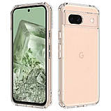 Прозорий чохол Epic Transparent Full Camera Protection для Google Pixel 8a | завтовшки 1.5 мм Безбарвний (прозорий), фото 2