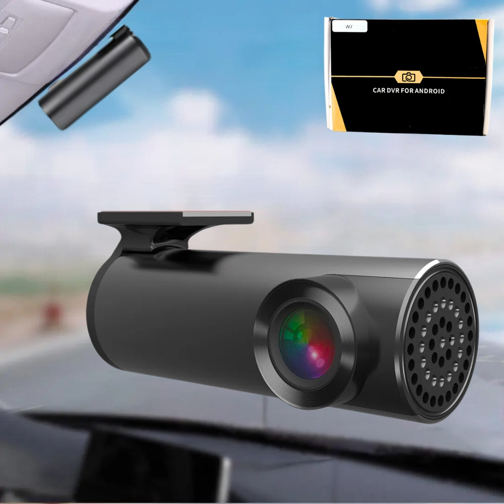 Автомобільний відеореєстратор USB DVR W7 для підключення до магнітоли на Android реєстратор на лобове скло