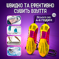 Електросушарка для взуття з ультрафіолетом, фото 7